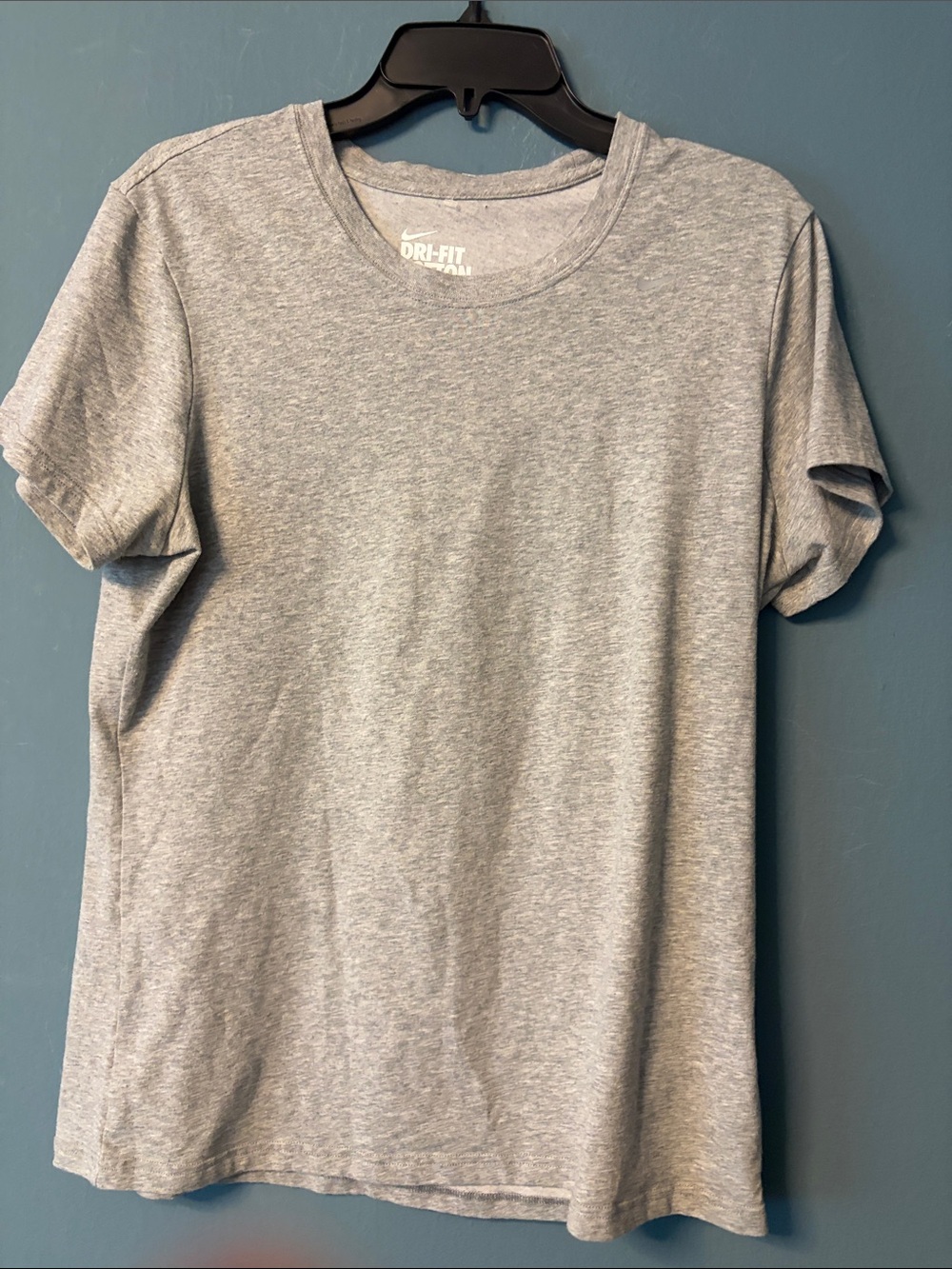 Nike Gray Heather Dri-FIT Short Sleeve Tee